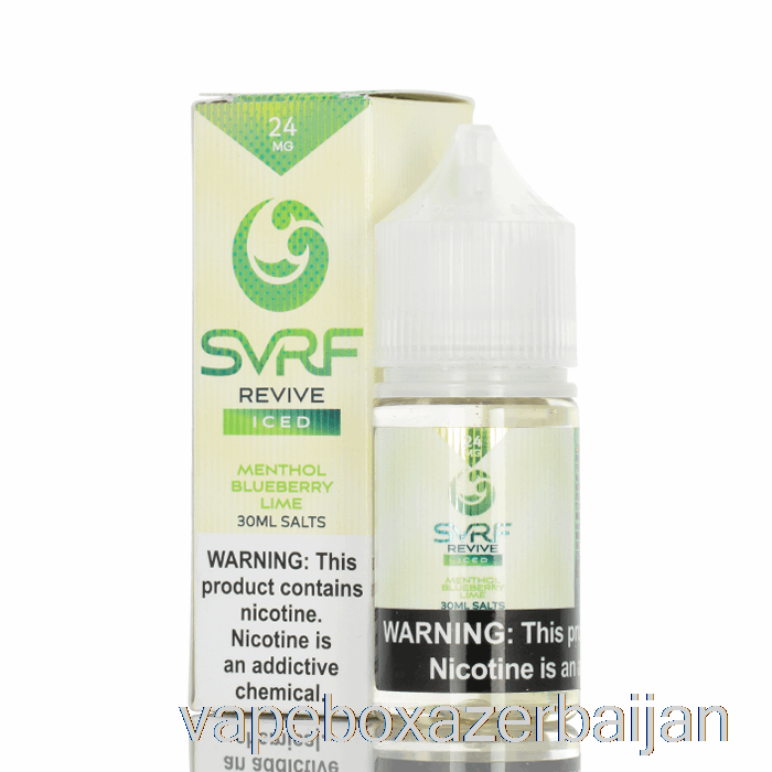 Vape Box Azerbaijan ICED Revive - SVRF SALTS E-Liquid - 30mL 24mg